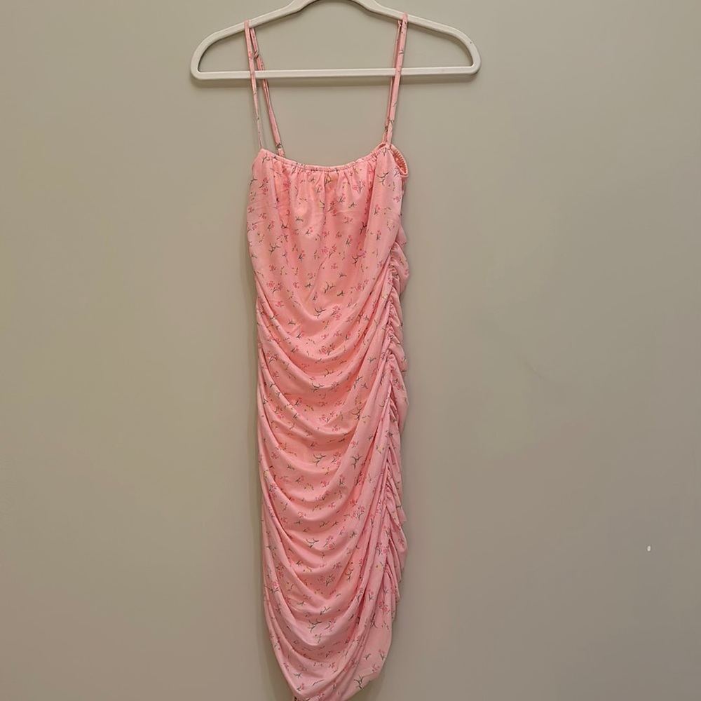 Pink Floral House of CB dress